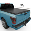 YITAMOTOR® 5FT Soft Roll-up Truck Bed Tonneau Cover For 2005-2024 Nissan Frontier On Top