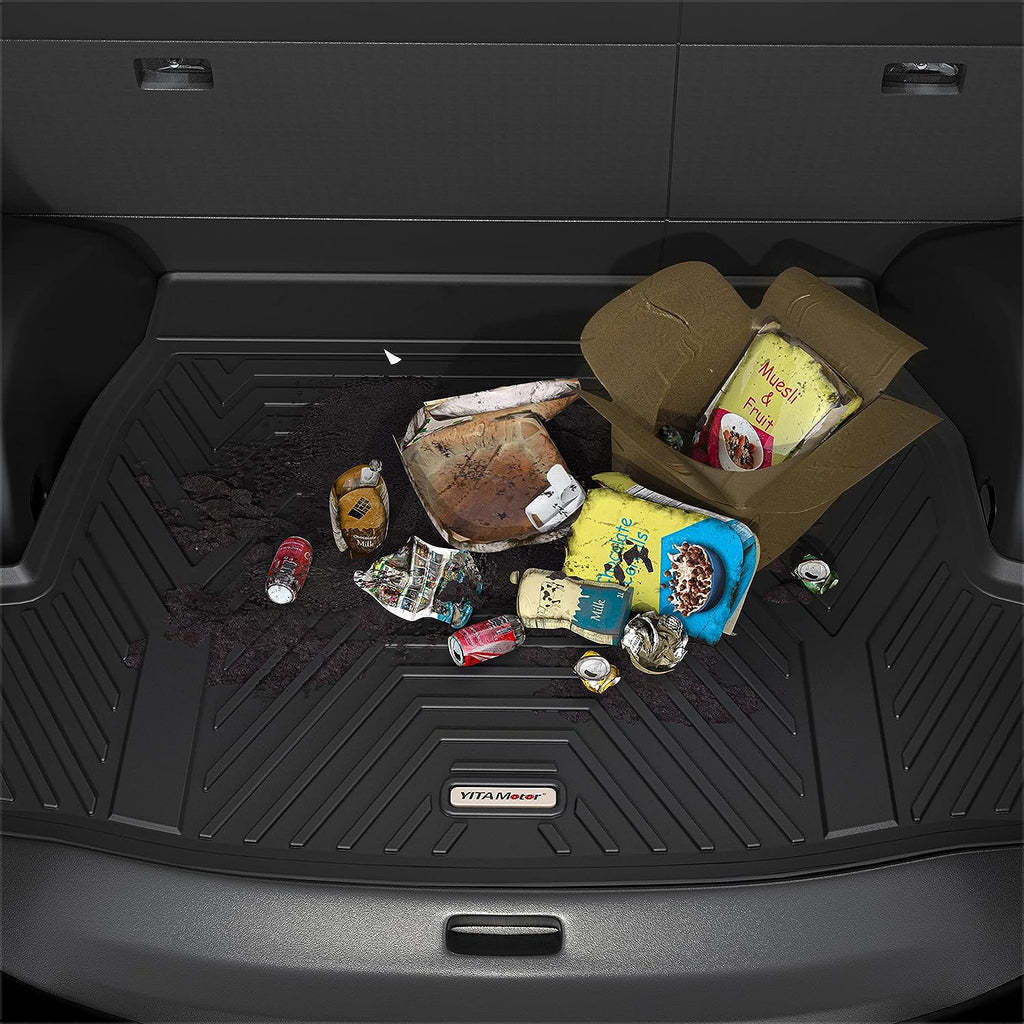 YITAMOTOR® Cargo Liner Rear Trunk for 2023-2024 Honda Pilot All Weather Waterproof Rubber