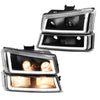 Projector Headlight Assembly for 03-06 Chevy Silverado