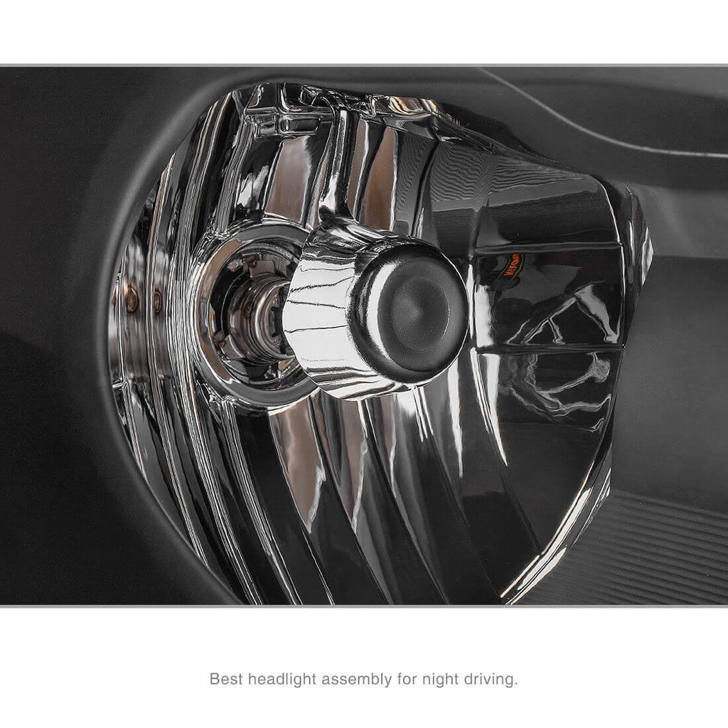 YITAMOTOR® 2006-2013 Chevy Impala 2006 2007 Chevy Monte Carlo Headlamp Black Housing Amber Reflector Headlight Assembly - YITAMotor