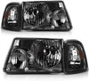 YITAMOTOR® 2001-2011 Ford Ranger Headlight Assembly Corner light OE Projector Headlamps with Bumper Lights - YITAMotor