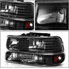 YITAMOTOR® 1999-2002 Chevy Silverado Headlights with Taillights Combo Set Headlamp Assembly - YITAMotor