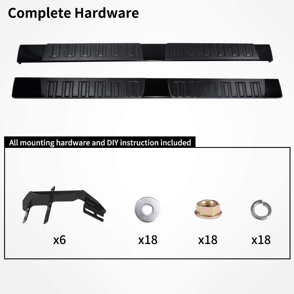 Dodge Ram Running Boards Package Content