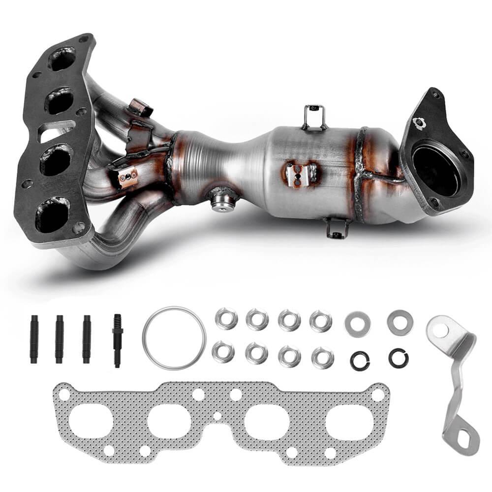 YITAMOTOR® 07-12 Nissan Altima 2.5L Front Rear Catalytic Converter Stainless Steel High Flow Series (EPA Compliant) - YITAMotor