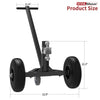 YITAMOTOR® Trailer Dolly with 2" and 1-7/8" Hitch Ball, 1200 lbs Tongue Weight Capacity, Adjustable Trailer Dolly with 2pcs 16" Flat-Free Tires and 1pc 6" Flat-Free Caster