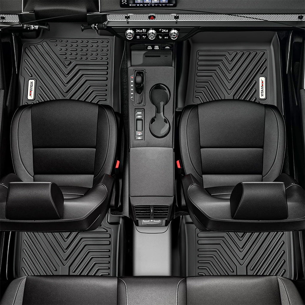 YITAMOTOR® All-Weather Floor Mats for 2013-2017 Honda Accord Sedans, 1st & 2nd Row Protection Liners