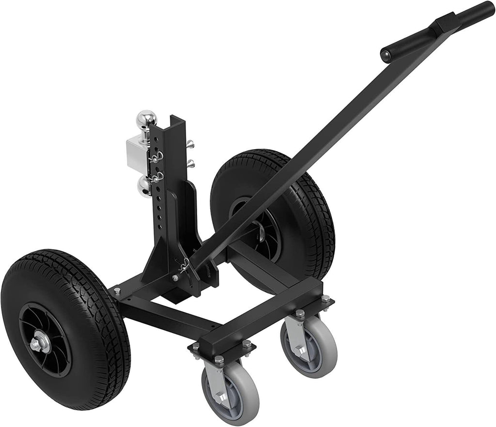 YITAMOTOR® Trailer Dolly with 2" and 1-7/8" Hitch Ball, Adjustable Trailer Dolly with 2pcs 16" Flat-Free Tires and 2pcs 6" Swivel Casters