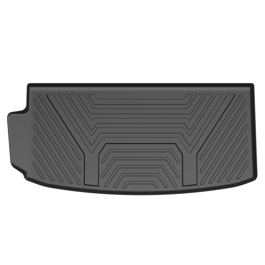 YITAMOTOR® Custom-Fit Black TPE All-Weather Cargo Mats for 2018-2023 Chevrolet Traverse, Full Trunk Liner Protection