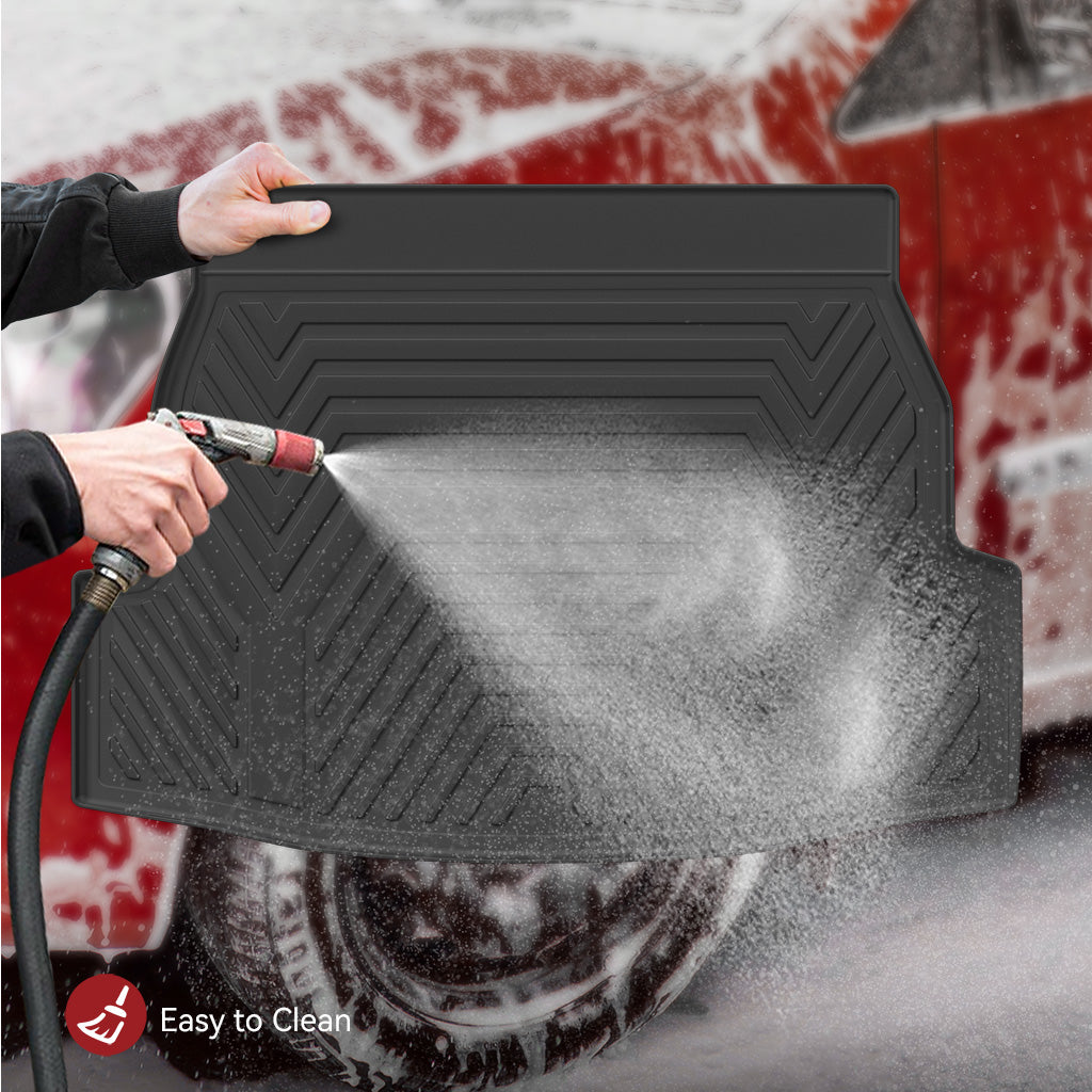 YITAMOTOR® Rear Cargo Mat for 2019-2024 Toyota RAV4, Custom-Fit Trunk Floor Liner (Fits Behind 2nd Row Seating)