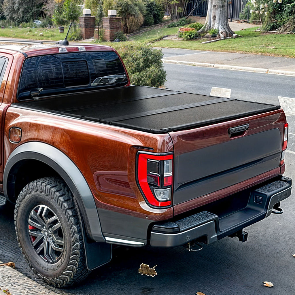 YITAMOTOR® 6ft Hard Tri-Fold Tonneau Cover for 2016-2023 Toyota Tacoma, Pickup Truck Bed Top