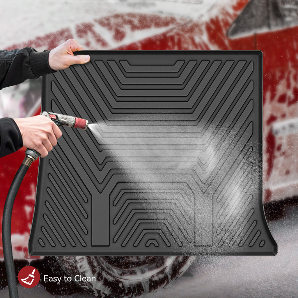 YITAMOTOR® Black TPE All-Weather Cargo Liner for 2010-2017 Chevy Equinox / GMC Terrain, Full Trunk Protection