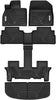 YITAMOTOR® 2020-2024 Kia Telluride Floor Mats & Cargo Liner Set, All-Weather Custom Fit for 3 Rows & Behind 3rd Row, Models with 2nd Bucket Seats (No Center Console)