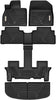 YITAMOTOR® Floor Mats for 2020-2024 Kia Telluride with 2nd Bucket Seats Without Center Console, All Weather Custom Fit for Kia Telluride Floor Mats Liners 3 Row & Cargo Liner (Behind The 3rd Row)