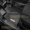 YITAMOTOR® 2020-2024 Kia Telluride Floor Mats & Cargo Liner Set, All-Weather Custom Fit for 3 Rows & Behind 3rd Row, Models with 2nd Bucket Seats (No Center Console)
