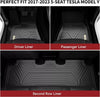 YITAMOTOR® 3D TPE All-Weather Floor Mats & Cargo Liner Full Set for 2020-2024 Tesla Model Y, Waterproof Protection