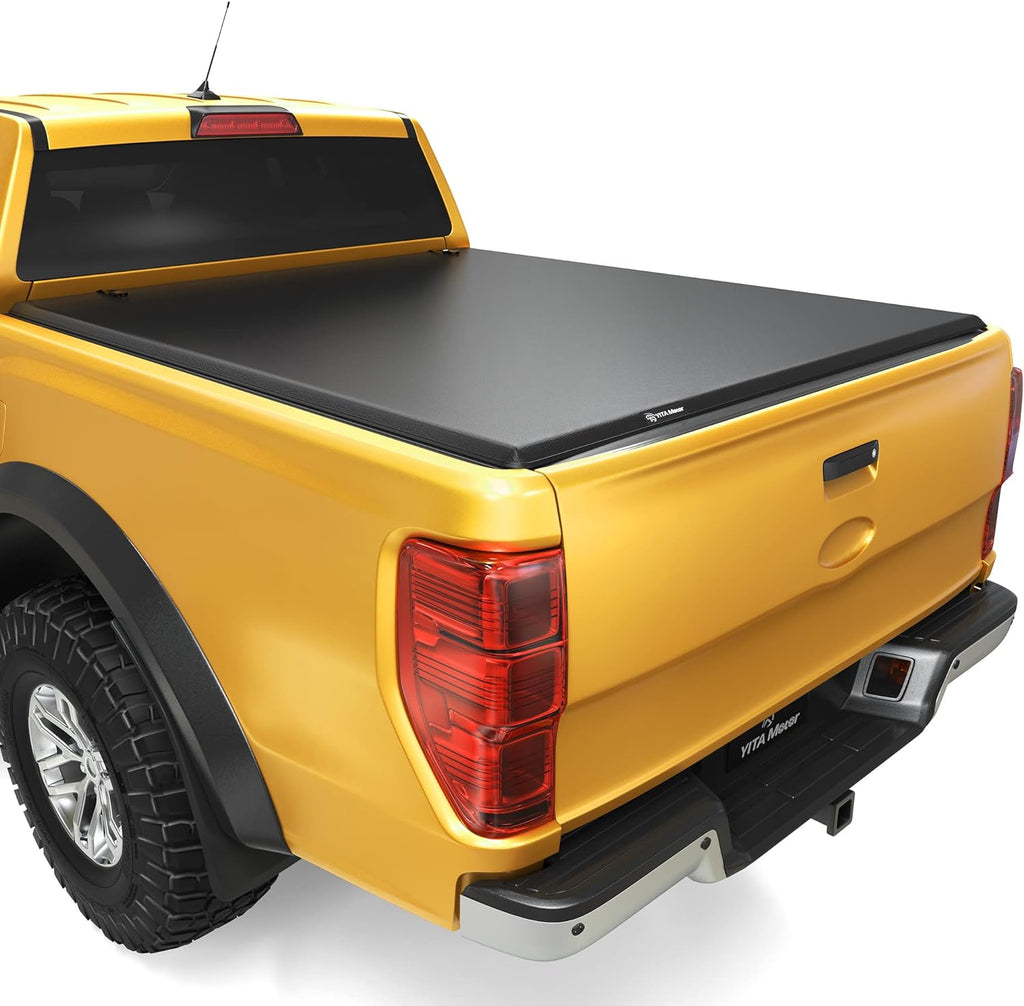 YITAMOTOR® Soft Tri-fold Truck Bed Tonneau Cover Compatible with 2022 2023 2024 Ford Maverick 4.5' (54") Bed