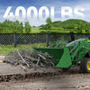 YITAMOTOR® 21" Fork Length Clamp-On Debris Forks Fit 60" Loader Buckets Skid Steers 4000LBS