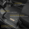 YITAMOTOR® Tapetes para Honda Accord 2023 2024 y Honda Accord Hybrid All Weather TPE Floor Liner para accesorios Honda Accord, 1ra, 2da fila y revestimientos de carga, juego completo, negro