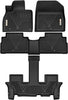 YITAMOTOR® Floor Mats for 2020-2024 Kia Telluride with 2nd Bucket Seats Without Center Console, Custom Fit TPE All Weather Kia Telluride 3 Row Floor Mats Automotive Floor Liners, Black