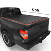 YITAMOTOR® 5.5 ft Tonneau Cover Soft 3-Fold for 2015-2024 Ford F150 Reflective Strip Style