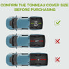 YITAMOTOR® 5.8 ft Tonneau Cover Soft Roll Up for 2019-2024 Chevrolet Silverado/GMC Sierra 1500