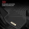 YITAMOTOR® 3-Row Floor Mats & Cargo Trunk Liner for 2020-2024 Hyundai Palisade (Fits Bench Seats), Black Custom Fit Automotive Liners Set
