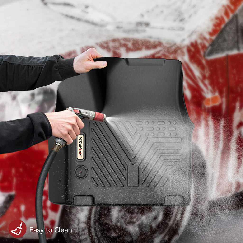 YITAMOTOR® All-Weather Floor Mats Set for 2017-2021 Chrysler Pacifica (Excludes Hybrid Models), 1st, 2nd & 3rd Row Protection