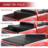 YITAMOTOR® 6ft Hard Tri-Fold Tonneau Cover for 2016-2023 Toyota Tacoma, Pickup Truck Bed Top