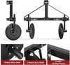 YITAMOTOR® 48.7" Adjustable Disc Bedder, Heavy Duty Garden Disc Plow Compatible for Category 1, 3 Point Quick Hitch for Tractor