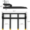 Clamp on Debris Forks to 42" Bucket, Heavy Duty Pallet Fork 2500 lbs Capacity Fit for Loader Bucket Skidsteer Tractor