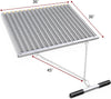36" x 36" Durable Drag Mat Zinc and Steel Mesh Field Surface Leveling Drag Mat for Manual or Vehicle Pulling