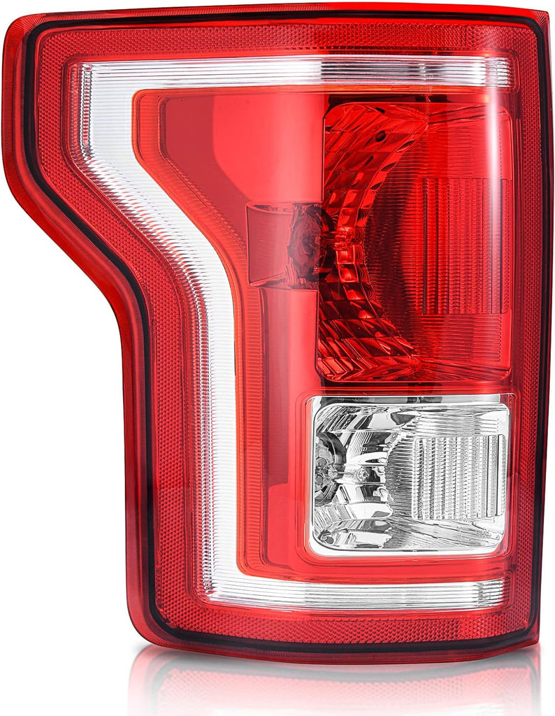 YITAMOTOR® Tail Lights Assembly For 2015-2017 Ford F-150 Tail Lamps Taillights Taillamps Tail Light Red Clear OE Replacement Assembly - Driver Side