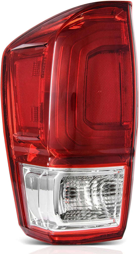 YITAMOTOR® Driver Left Side Tail Light OE Replacement For 2016-2022 Tocoma Taillights Assembly Pickup Brake Rear Lamps - Red Clear