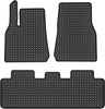 YITAMOTOR® 2D Floor Mats For 2020-2024 Tesla Model Y 1st & 2nd Row All Weather Liners 3pcs