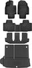 YITAMOTOR® Floor Mats Set for 2020-2023 Toyota Highlander 7 Seats, Custom Fit All Weather Black Floor Mats 3 Row & Cargo Liner Mat Set