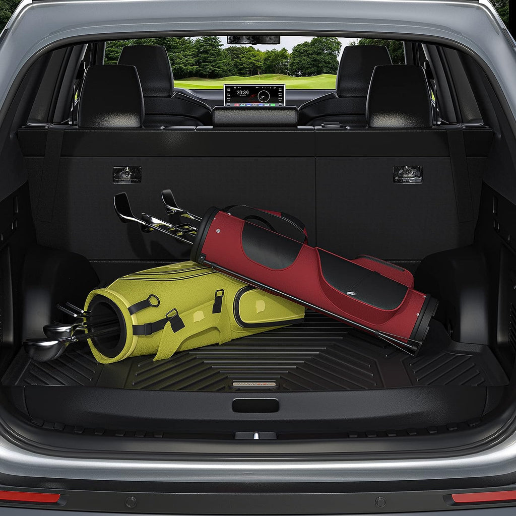 YITAMOTOR® Tapetes para piso para Chevrolet Equinox 2018-2023 Revestimiento de carga delantero trasero Goma 4 piezas