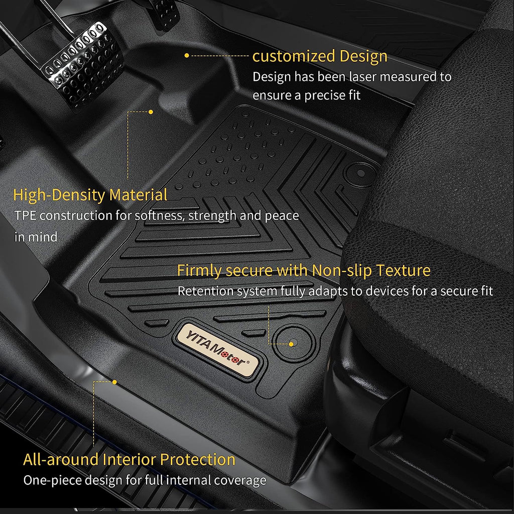 YITAMOTOR® Floor Mats for 2020-2023 Tesla Model Y 1st 2nd Row Rear Cargo Liners
