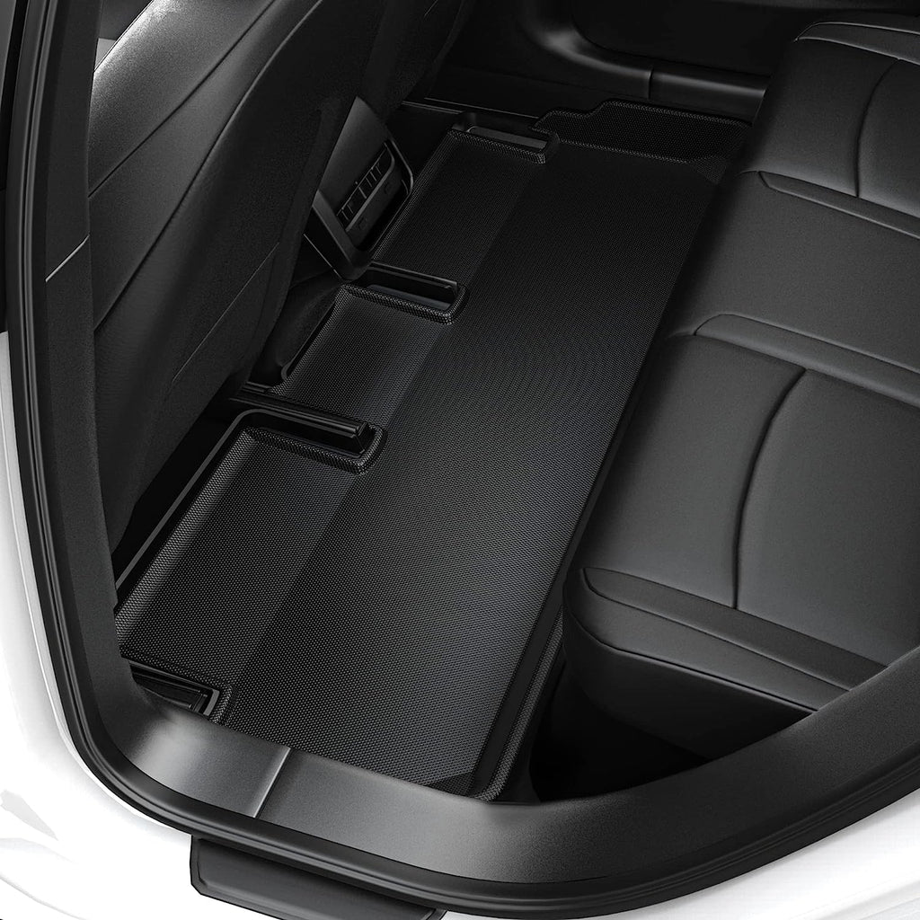 YITAMOTOR® All-Weather Waterproof Floor Mats for 2020-2024 Tesla Model Y, Red 4-Piece Set
