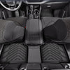 YITAMOTOR® Custom Fit All-Weather Floor Mats & Cargo Liner for 2021-2024 Chevrolet Tahoe/GMC Yukon/Cadillac Escalade (Yukon Denali) with 2nd Row Bucket Seats, TPE Trunk Mats & Car Mats Set