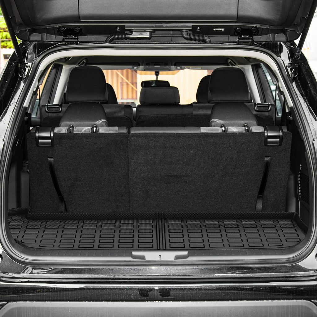 YITAMOTOR® Custom Fit All-Weather Floor Mats & Cargo Liner for 2023-2025 Honda CR-V Hybrid, TPE Floor Liners & Cargo Mat Full Set, Black