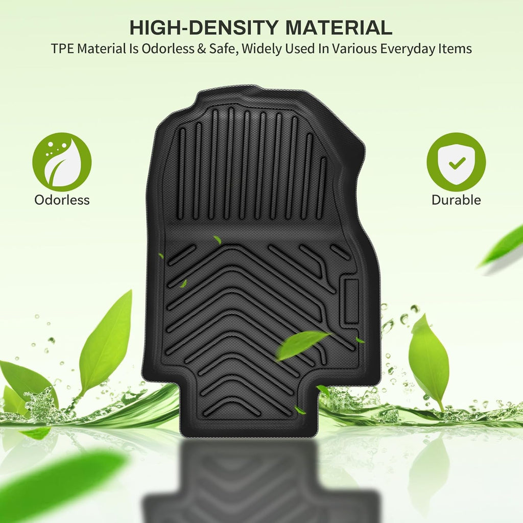 YITAMOTOR® Custom Fit All-Weather Floor Mats & Cargo Liner for 2023-2025 Honda CR-V Hybrid, TPE Floor Liners & Cargo Mat Full Set, Black