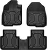 YITAMOTOR®Floor Mats Compatible with Honda CR-V 2017-2022, Custom Fit TPE All Weather Car Liners, 1st & 2nd Row Floor Liners, Black