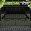 Bed Mat Compatible with 2022-2024 Toyota Tundra CrewMax Cab 5.5Ft Short Bed, Truck Bed Liner for Toyota Tundra Accessories, All Weather Protection Accessories Truck Bed Mats Bed Liners