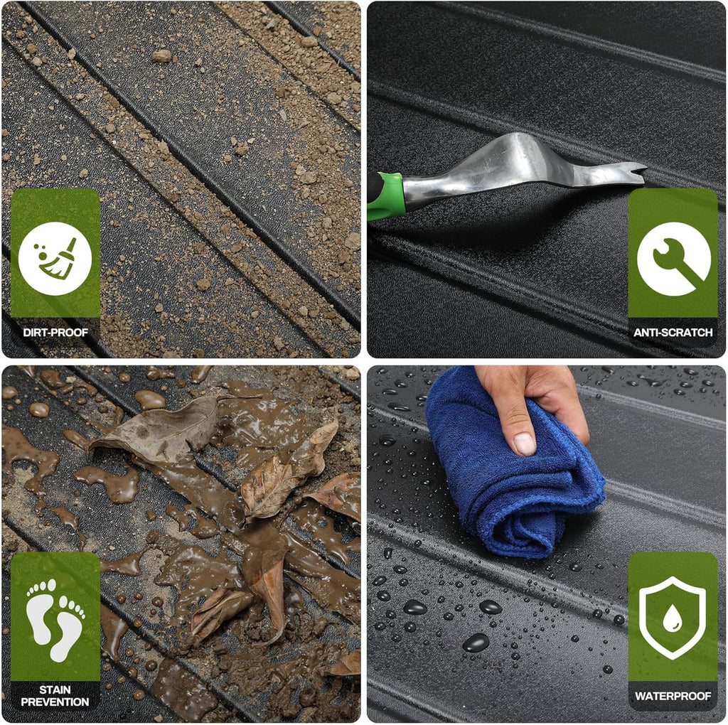 YITAMOTOR® Truck Bed Mat for 2022-2024 Toyota Tundra CrewMax 5.5Ft Short Bed, All-Weather Bed Liner for Toyota Tundra Accessories