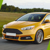 YITAMOTOR® Pair For 2015-2018 Ford Focus Headlights Assembly Lamps Left+Right Chrome Amber