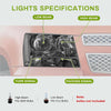 YITAMOTOR® Headlights Assembly For 07-13 Chevy Avalanche /07-14 Chevrolet Suburban Tahoe