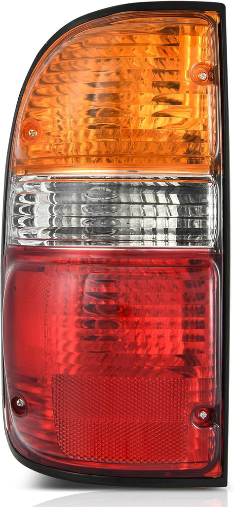 YITAMOTOR® Left Driver Side Rear Taillight Tail Lamp Brake Lamp With Bulb Inside For 2001-2004 Tacoma Rear Taillight Brake Lamp - Red