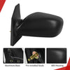 YITAMOTOR® Left Driver Side Mirror Door Mirror Compatible With 2003-2008 Corolla CE Power Adjusting Non-Heated Non-Folding Rear View Mirror