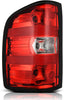 YITAMOTOR® Lámpara de freno de luz trasera trasera del lado izquierdo del conductor con bombilla para Chevy Silverado 1500/2500HD/3500HD 2007-2013 (no compatible con modelos clásicos 2007), GMC Sierra 2500HD 12-14, Sierra 3500HD 07-14