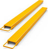 YITAMOTOR® Extensión de horquilla para paletas de 60 pulgadas de largo y 4,5 pulgadas de ancho, extensiones de paletas de acero de alta resistencia para carretilla elevadora, amarillo
